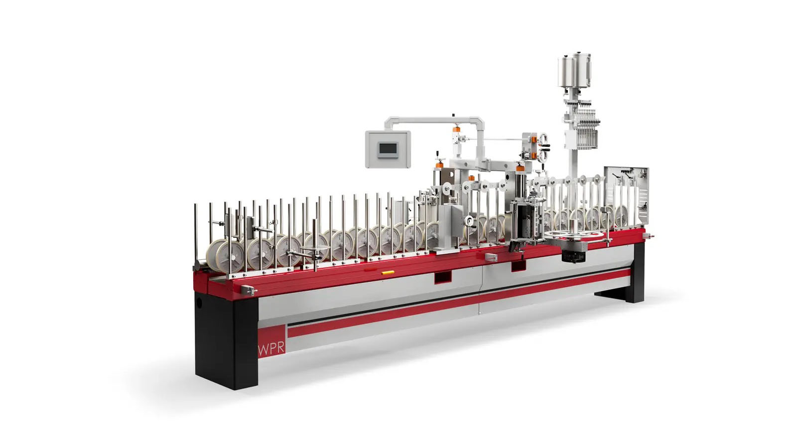 OL.D.200.4500: Doppelseitige inline-kaschieranlage mit seitlicher folienaufbringung