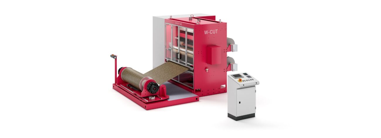 W-CUT 1400: Automatische folienschneideanlage für breite Folien